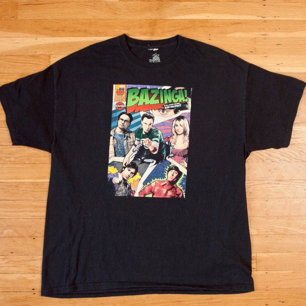 Big Bang Theory Bazinga! Comic Tee
